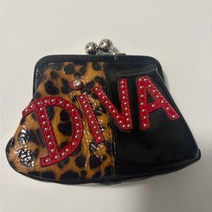 Brighton Pouch DIVA leopard & black